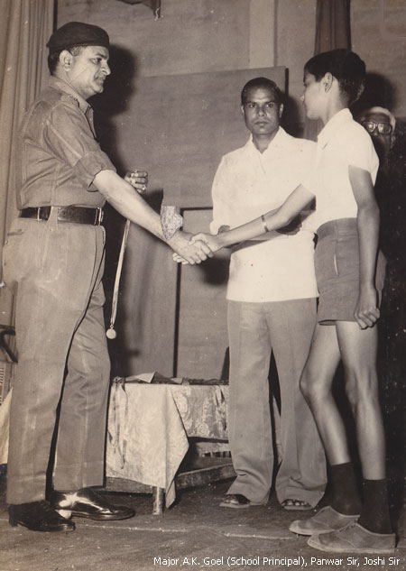 Major A.K. Goel - Principal, Amarjeet Malik, T.S. Panwar Sir