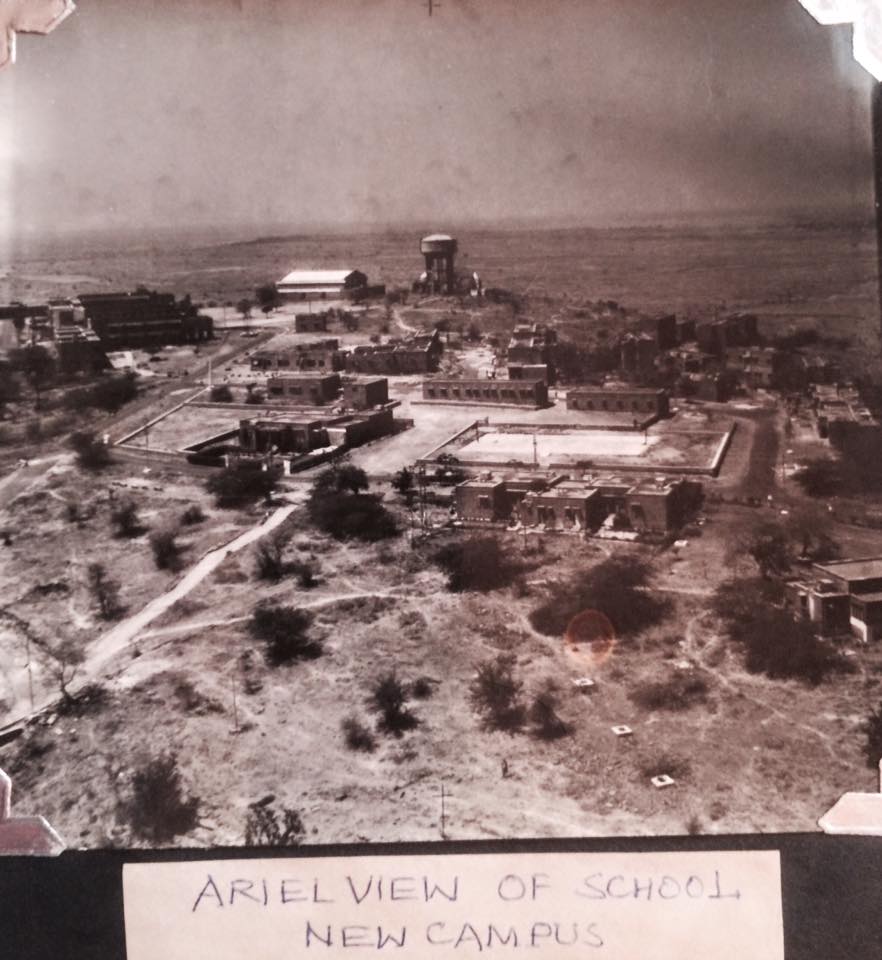 Aerial View of School New Campus