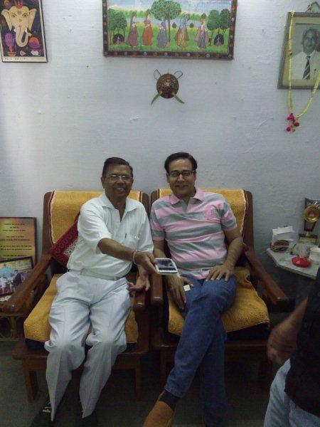 Aseem Mehra with SK Lal Sir