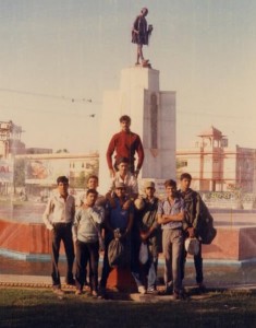 At Gandhi Circle, Jaipur - Way Back From NCC Camp, 942 Virender Singh, 882 Tejpal Gulia