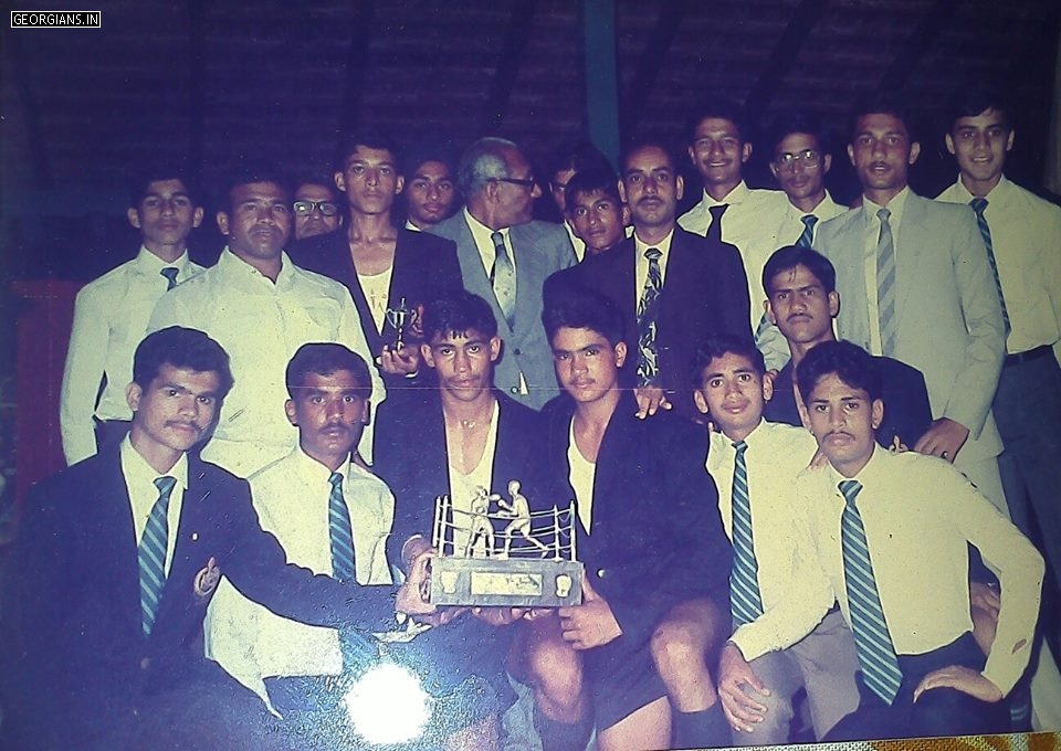 Boxing Chapions at Belgaum Military School