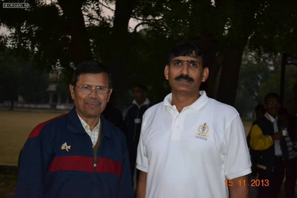 Colonel Kamal Shekhawat 1100-SC House during the visit of 1988 Batch to the school