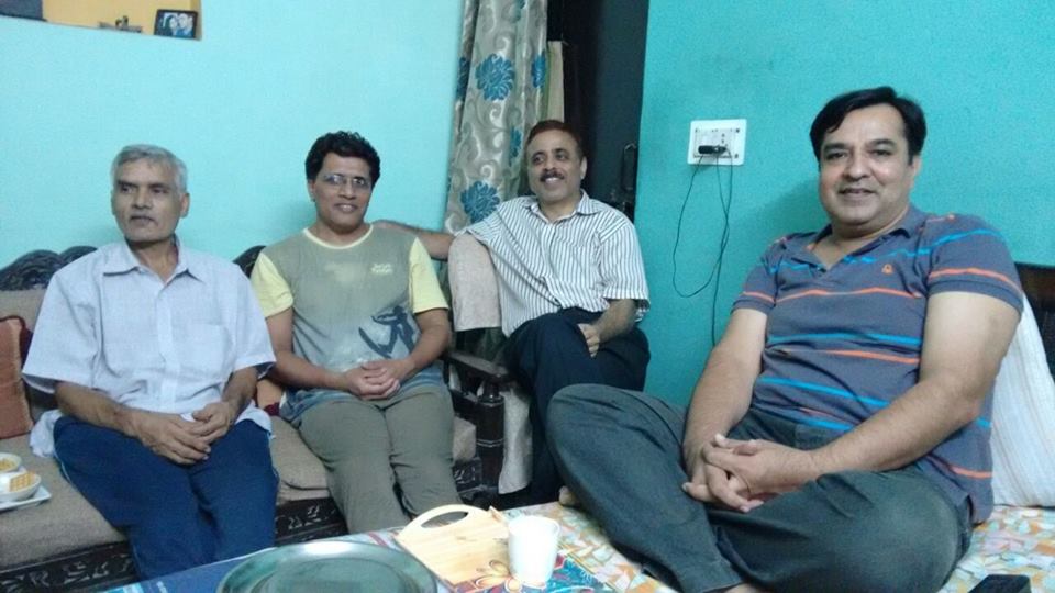 On Friendship Day we Georgians (DMS 81 batch) living in Dwarka, Delhi met over at Bipin Verma's place.