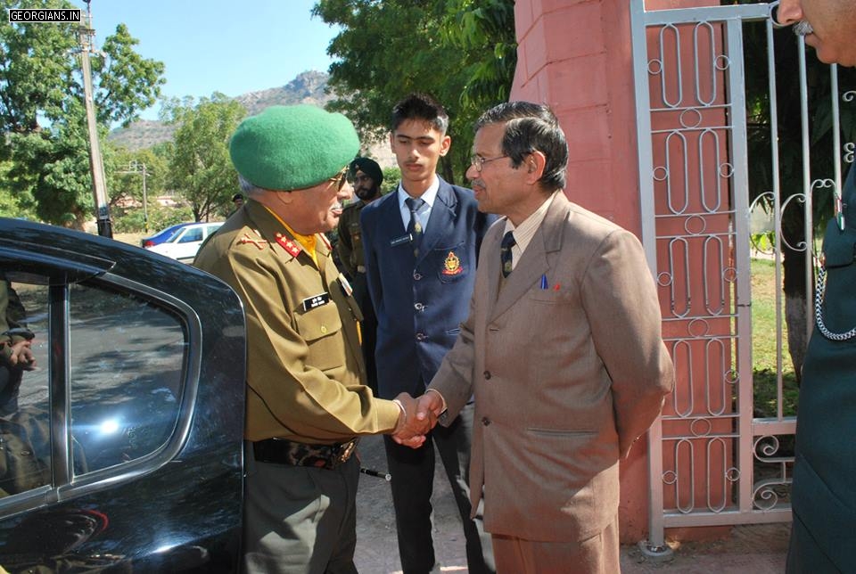 General Sumer Singh in discussion with S.K. Lal Sir