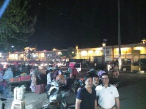 Hem Gurung, Rajesh Kumar Singh, Aseem Mehra at Ajmer Railway Station