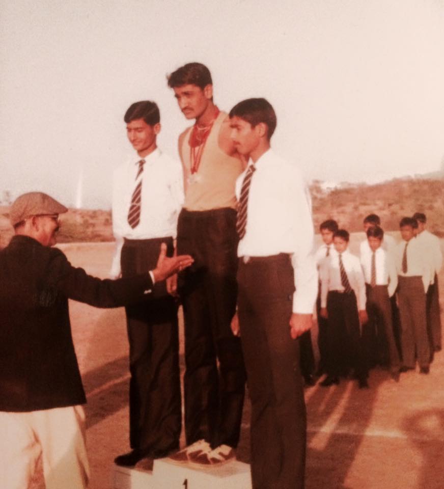 Kuldeep Suhag and Sameer Singh Bhadauria at Rastriya Military School Dholpur