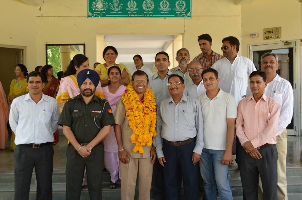 SK Lal Sir with Faculty and Staff Members