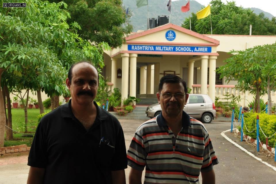S.K. Lal Sir With Colonel Hirdesh 865 SC House
