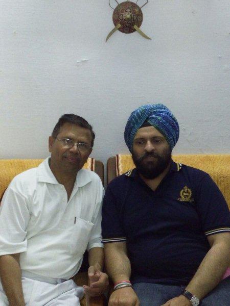Shairvair Singh Lamba with SK Lal Sir