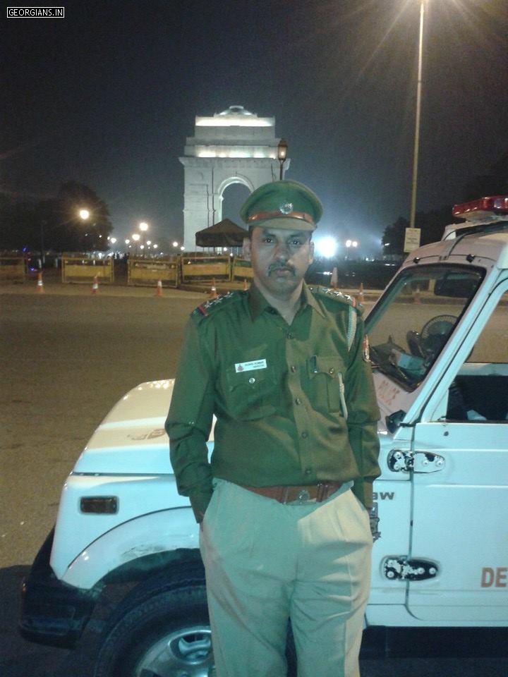 Sushil Daila at India Gate