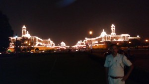 Sushil Daila at Rashtrapati Bhavan evening before Independence Day