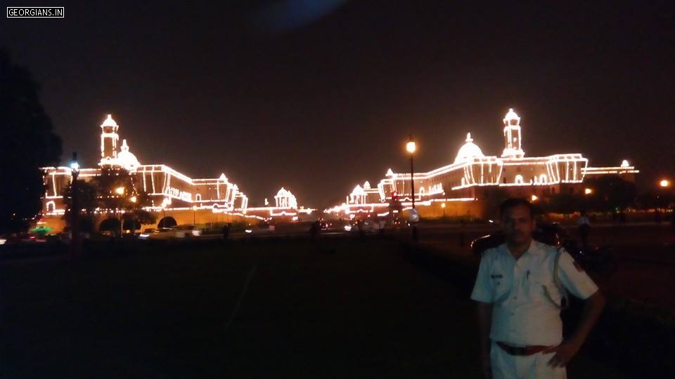 Sushil Daila at Rashtrapati Bhavan evening before Independence Day