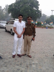 Sushil Daila with Boxer Vijender Singh