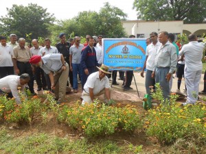 Ex-Georgians participating in Tree plantation Drive at Rashtriya Military School Ajmer