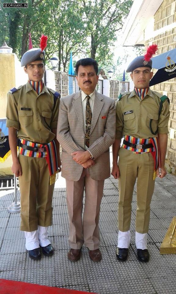 Virender Sambyal Sir Outside the Salaria auditorium