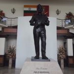 More than life-size statue of Field Marshal Sam Hormusji Framji Jamshedji Manekshaw