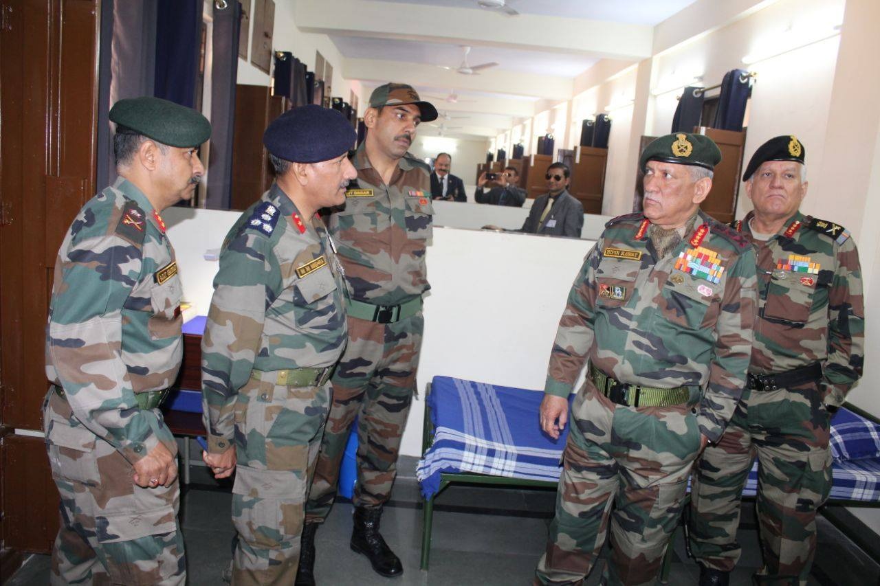 COAS inside twin sharing room of cadets hostel