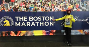 Georgian Ramanjit Singh Oberoi completes Boston Marathon