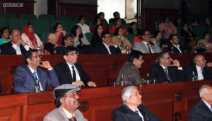 All 1986 Batch Ajmer Georgians gathered in Ashoka Auditorium, Manekshaw Centre, New Delhi - Presentationon school activities / classmates followed by felicitation of teachers - In photo we can see - Gaurav Chopra, Sanjay Singh, Ishwar Singh Sangwan, Jaideep Singh, Jitender Kumar Sharma, Naresh Yadav, Vipul Vyas, Amarjeet Malik, Birender Singh Rathee, Surender Singh Thakur, H. Peter Sir, K.C. Sharma Sir, I.K. Kapoor Sir