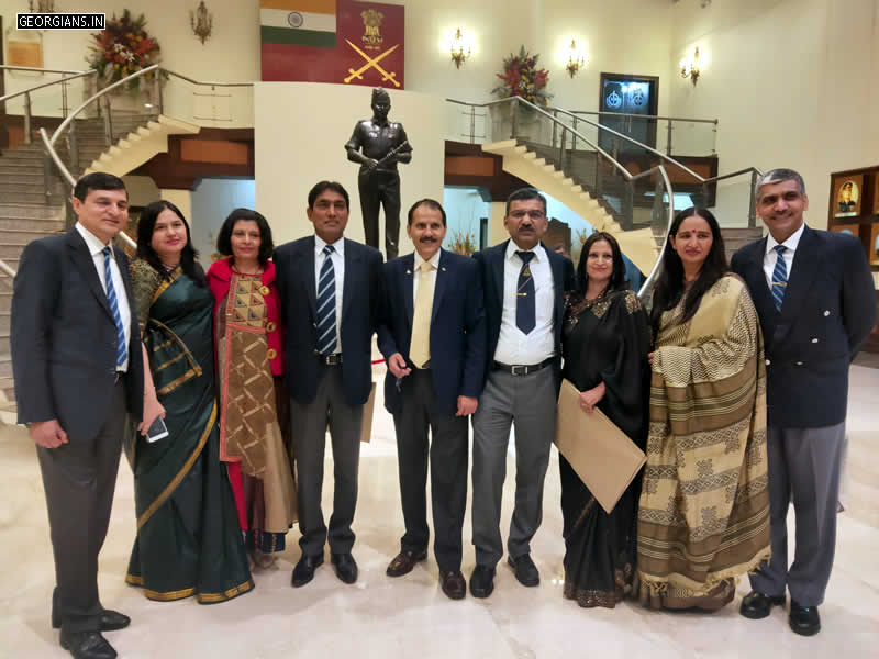 Good boys of the batch came with their better half at the 1986 Batch Reunion Party. In picture we have Jarnail Singh, Amrit Lal, O.P. Vaishnav, Vijay Aggarwal, Birender Singh Rathee and above all we can see "Field Marshal Sam Hormusji Framji Jamshedji Manekshaw"