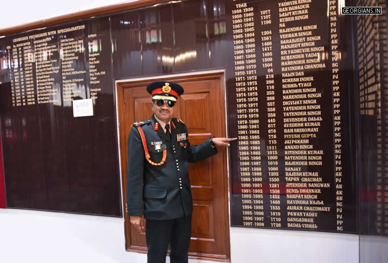 Maj General Piyush Gupta - ex-student from Ajmer, was School Captain during 1982-83