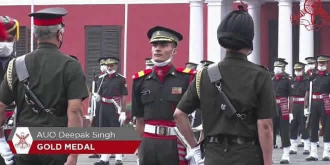 Graduate of Bengaluru school wins President's gold medal at Indian Military Academy
