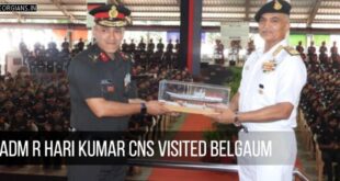 Adm R Hari Kumar CNS visited Belgaum