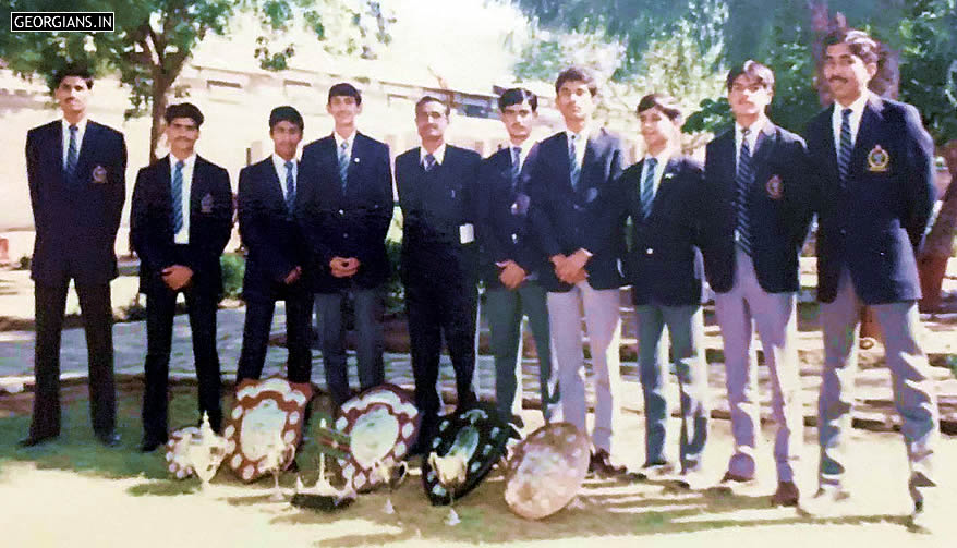 AMS Ajmer (Ashoka House) Annual Day 1985 - with House Master SAD Rozario Sir