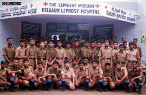 BMS Belgaum 11th Class Visited Belgaum Leprosy Hospital