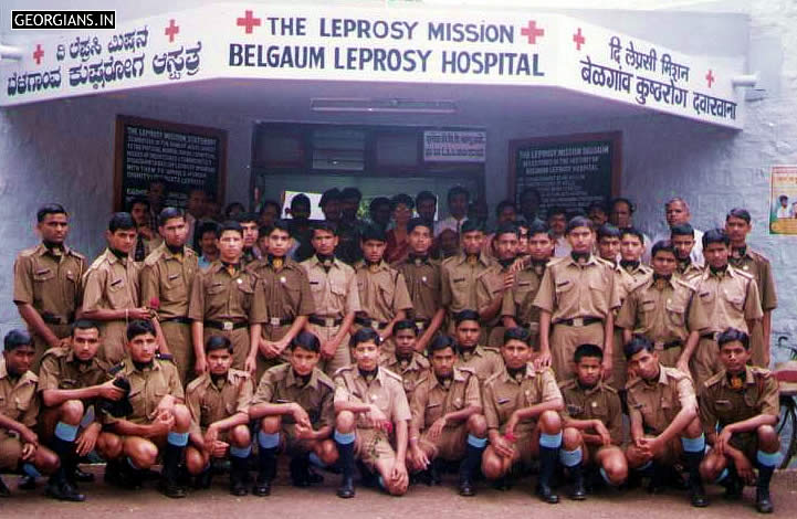 BMS Belgaum 11th Class Visited Belgaum Leprosy Hospital