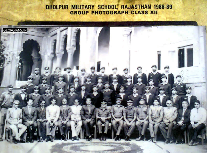 Dholpur military school Rajasthan 1988-89 Class XII