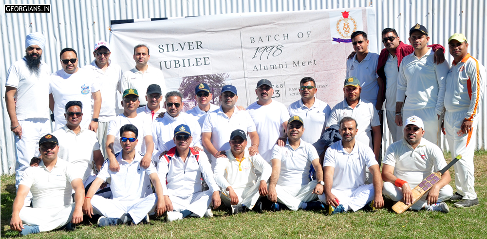 RMS Chail 1998 Batch Ready For Friendly Cricket Match