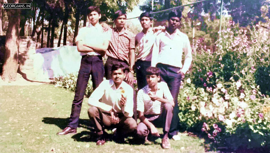 Standing Jayesh Badola (1192), Ishwar Singh Sangwan (934), R. Suresh Nair (1007), Anil Shakya and sitting Surender Singh Thakur (1002) Jitender Sharma (960) - AMS Ajmer 1985