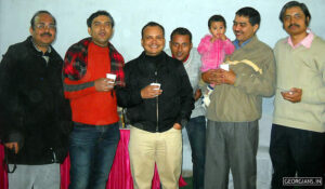 Belgaum Georgians Celebrating New Year 2012 at Girdhar Gopal Joshi's residence