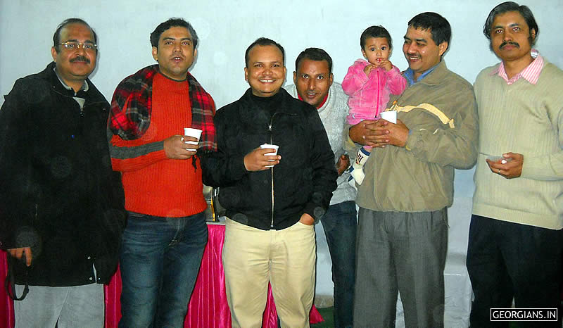 Belgaum Georgians Celebrating New Year 2012 at Girdhar Gopal Joshi's residence