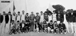 Chail Military School Athletes with Chief Guest and Principal Lt. Colonel R.J. Chugh