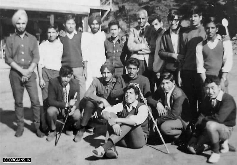 MM Sharma in a 1971 Farewell Party at Chail Military School