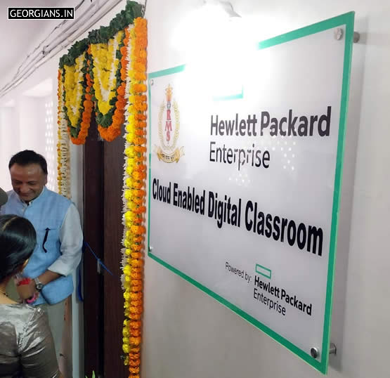 Computer classroom under CSR by HP inaugurated at RMS Ajmer
