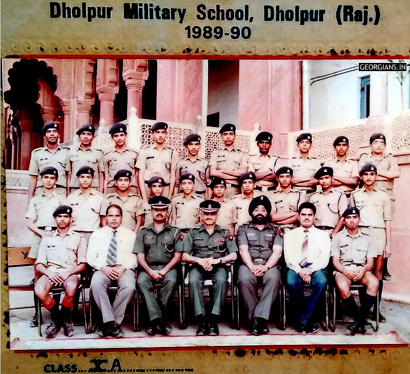 DMS Dholpur 10th A Section Group Photo year 1989-90