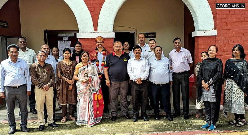 Farewell tea party to Dr Rajesh Sharma - Mathematics Teacher at RMS Bangalore