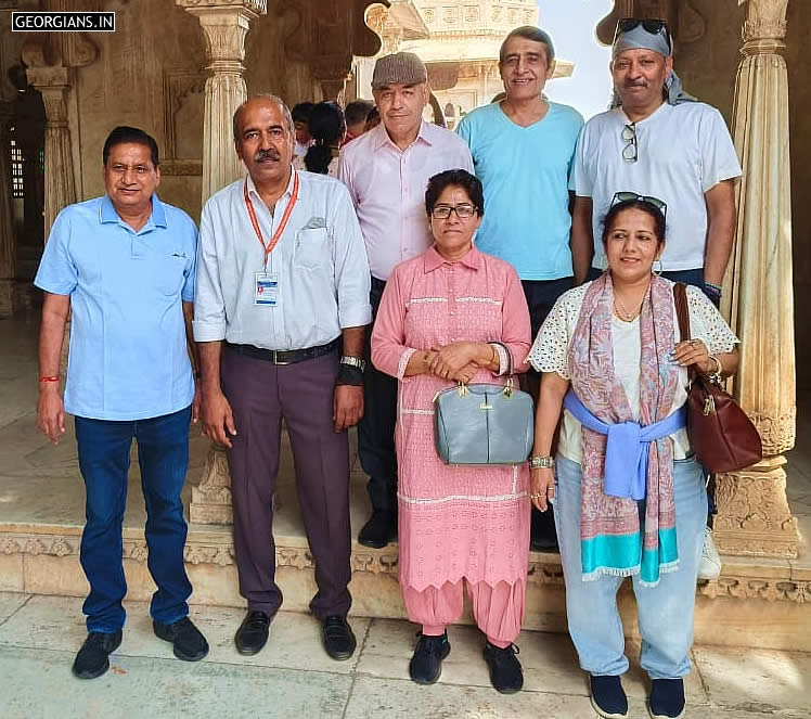 Pratap Singh Sardargarh with Ajmer Georgians at City Palace Udaipur