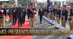 Vice-President Address at RMSD: Text of Vice-President's Address at Dholpur Military School