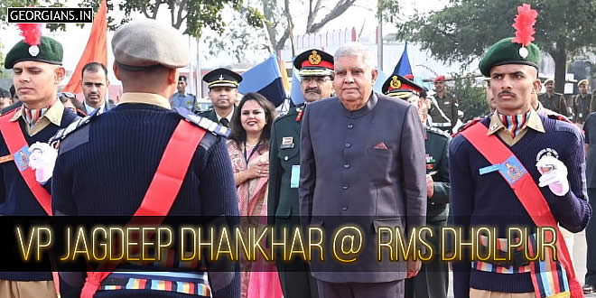 VP Shri Jagdeep Dhankhar Inspires Cadets At RMS Dholpur