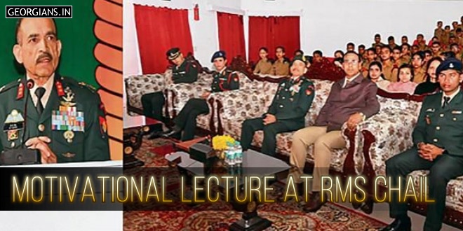 Motivational Lecture organised at Rashtriya Military School Chail