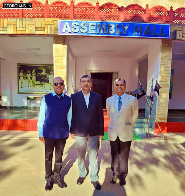 Group Captain Vijay Kumar Aggarwal alongside Colonel Shyam Bihari & Colonel Anil Yadav