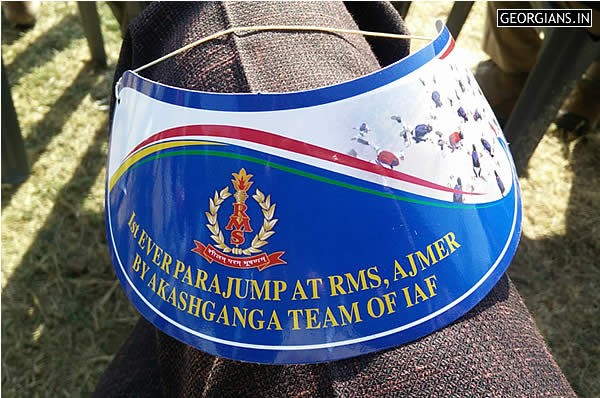 1st Ever Para jump At RMS Ajmer By Akash Ganga Team