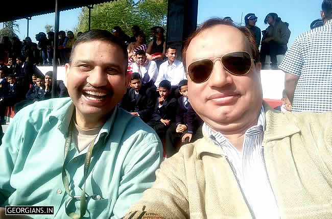 Tejpal Gulia with Bhai Ashutosh on 2016 RMS Ajmer Annual Day