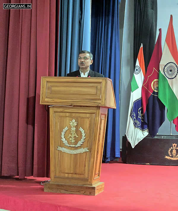 Group Captain VK Aggarwal at RMS Ajmer conducting Coaching session for SSB Preparations