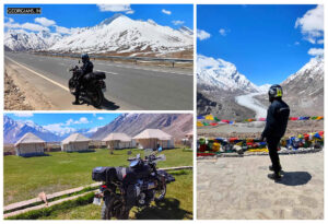Udai Raj Tanwar Ajmer Georgian on Solo Motorcycle ride to Zanskar Valley