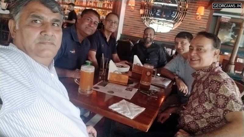 Ajmer 1979-86 batchmates celebrating Manic Monday at Berlin, South Point Mall, Gurgaon
